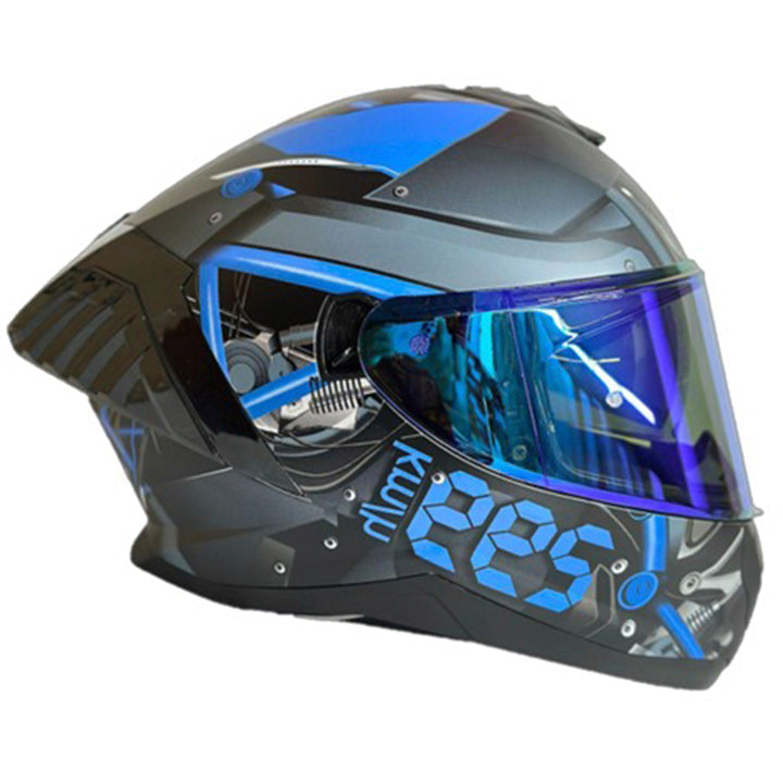 Casco PRO RIDER 713 Grafico Negro Azul