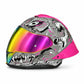 Casco PRO RIDER 711 Kamor Gris Fucsia