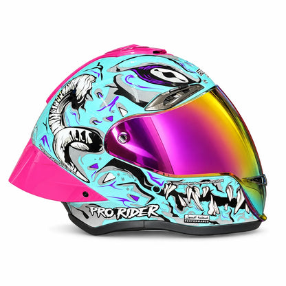 Casco PRO RIDER 711 Kamor Celeste
