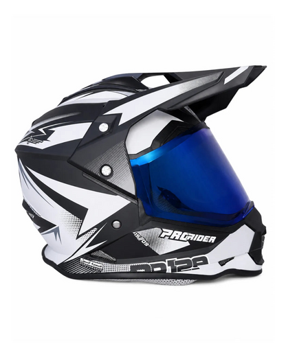 Casco PRO RIDER 129 Azarya Negro Gris
