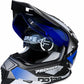 Casco PRO RIDER 129 Azarya Negro Gris Azul