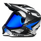 Casco PRO RIDER 129 Azarya Negro Gris Azul