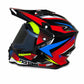 Casco PRO RIDER 129 Azarya Negro Rojo Azul