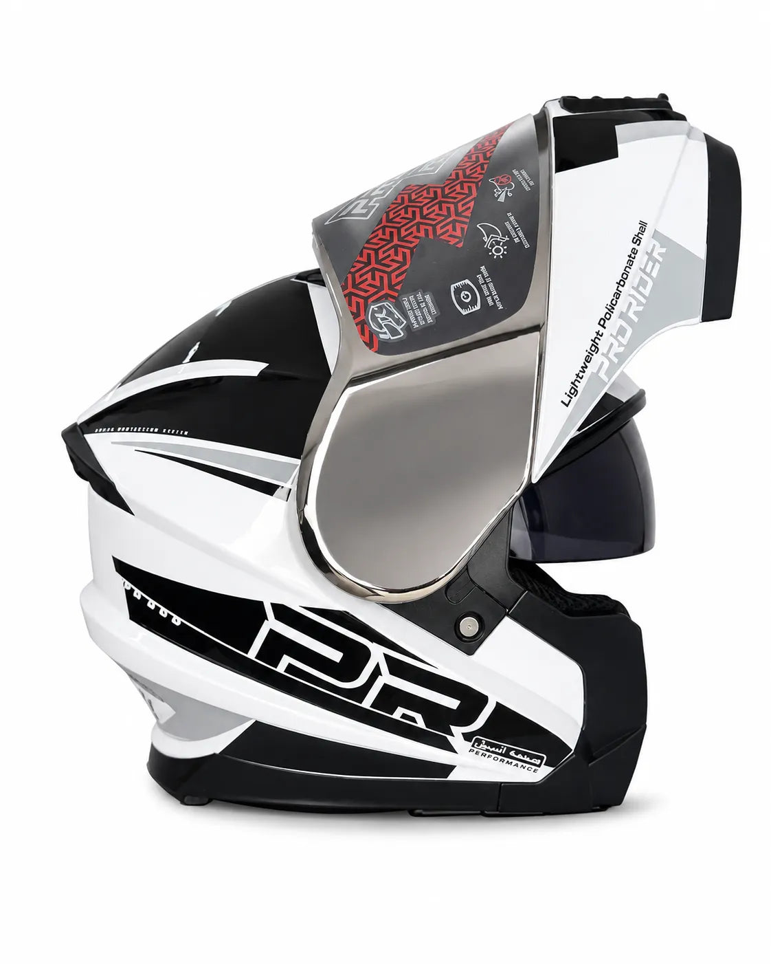 Casco PRO RIDER 300 Nofiya Blanco Gris
