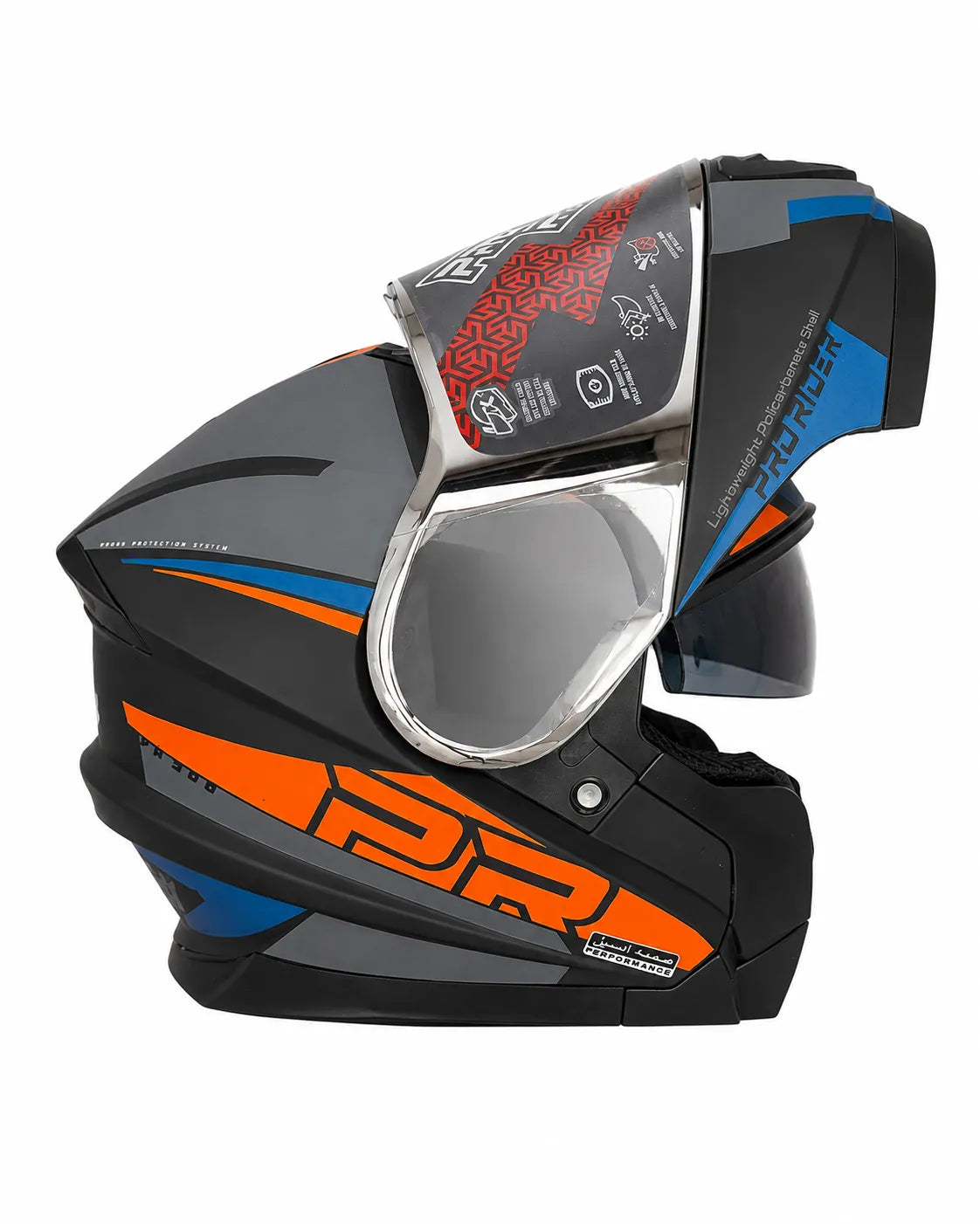 Casco PRO RIDER 300 Nofiya Negro Naranja