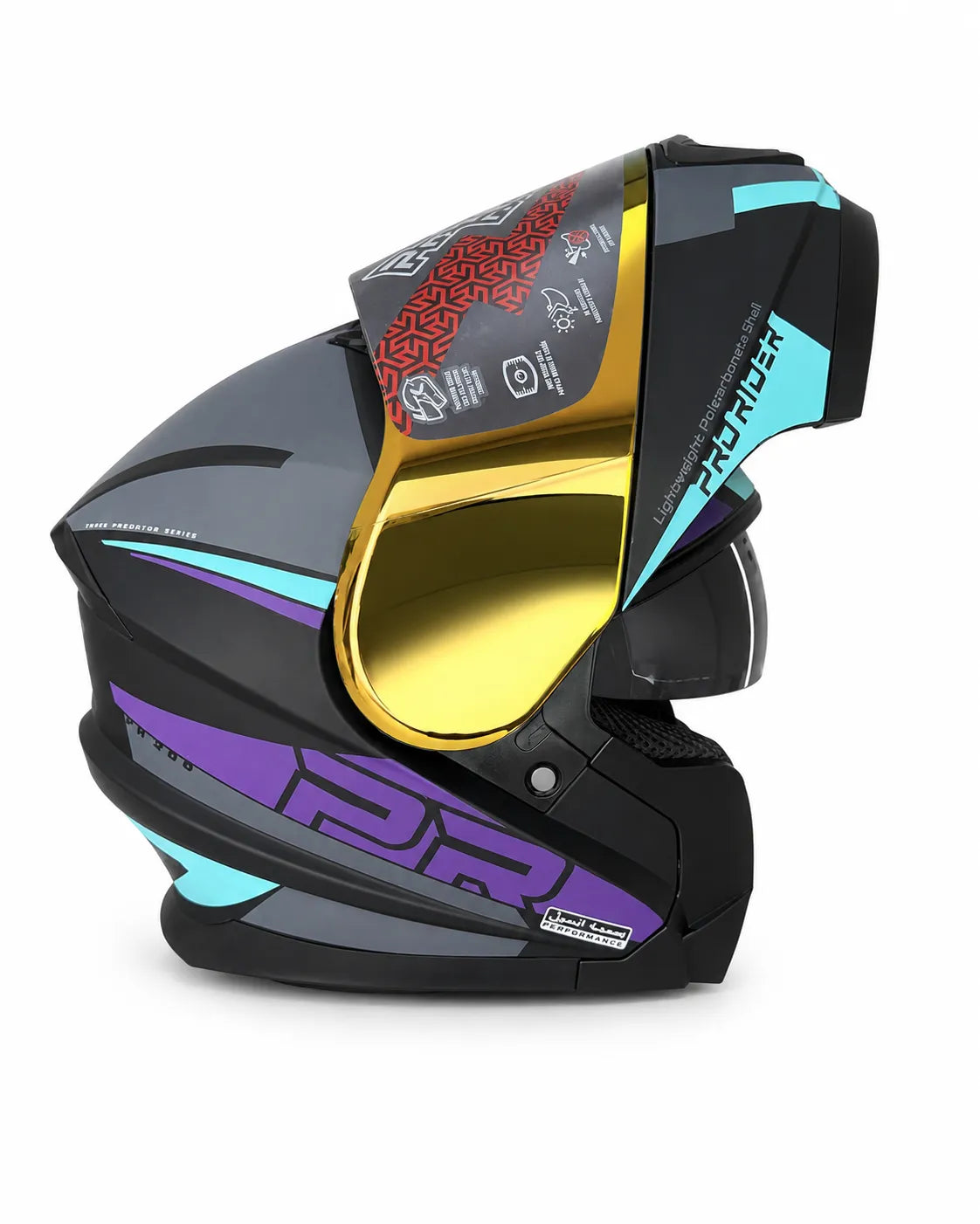 Casco PRO RIDER 300 Nofiya Negro Purpura