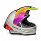 Casco PRO RIDER 711 Gris Metalic SP Rojo