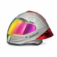 Casco PRO RIDER 711 Gris Metalic SP Rojo