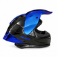 Casco PRO RIDER 711 Negro Plano SP Azul