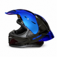 Casco PRO RIDER 711 Negro Plano SP Azul
