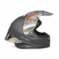 Casco PRO RIDER 711 Negro Plano SP Plateado