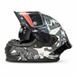 Casco PRO RIDER 717 Rebel Negro Gris