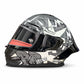 Casco PRO RIDER 717 Rebel Negro Gris