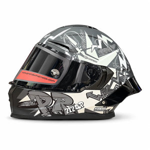 Casco PRO RIDER 717 Rebel Negro Gris