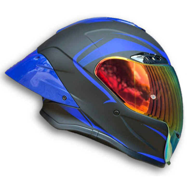 Casco PRO RIDER 711 Negro Azul Mate