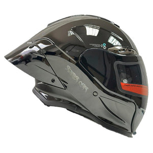 Casco PRO RIDER 711 Negro Brillo