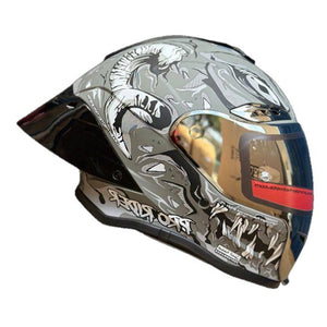 Casco PRO RIDER 711 Gris Negro Mate