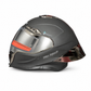 Casco PRO RIDER 711 Negro Plano SP Plateado