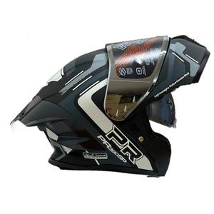 Casco PRO RIDER 390 Obidza Negro Blanco