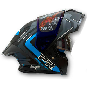 Casco PRO RIDER 390 Obidza Negro Azul
