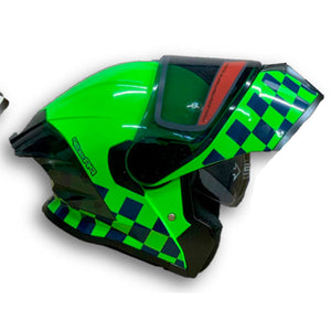 Casco PRO RIDER 390 Verde Policia