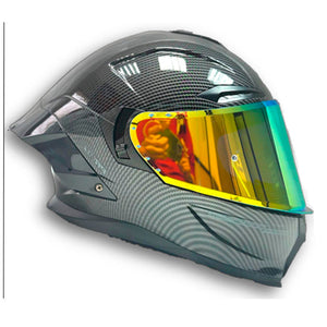 Casco PRO RIDER 717 Solido Negro Brillo