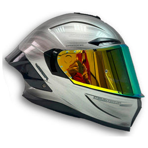 Casco PRO RIDER 717 Plateado