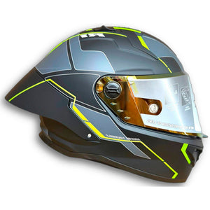 Casco PRO RIDER 723 Grafico Negro Verde