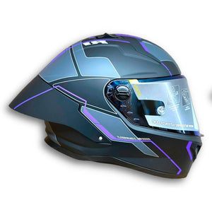 Casco PRO RIDER 723 Grafico Negro Morado